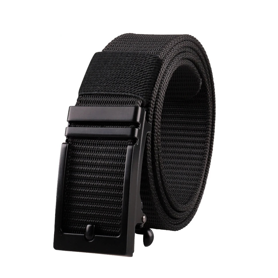 Classic Men's Black Nylon Belt
