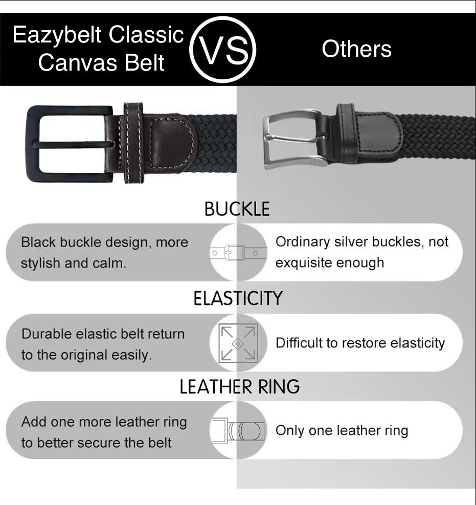 Elegant Classic Canvas Belt