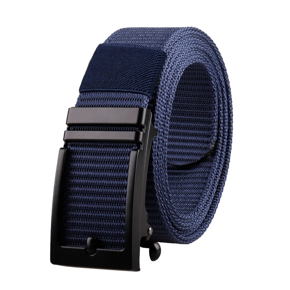 Classic Men's Blue Nylon Belt