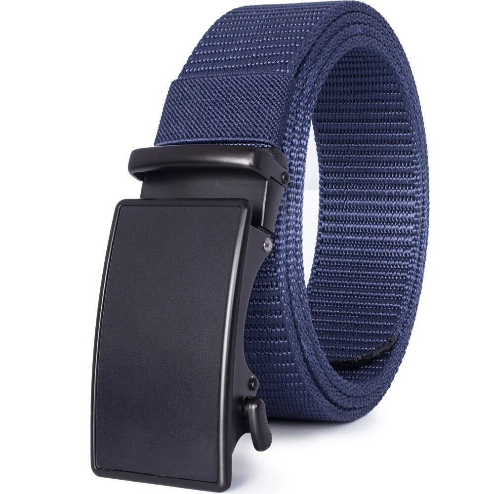 Blue Nylon Belts For Men