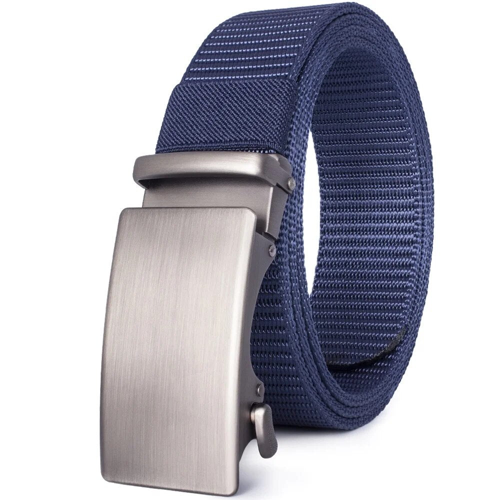 Blue Nylon Belts For Men