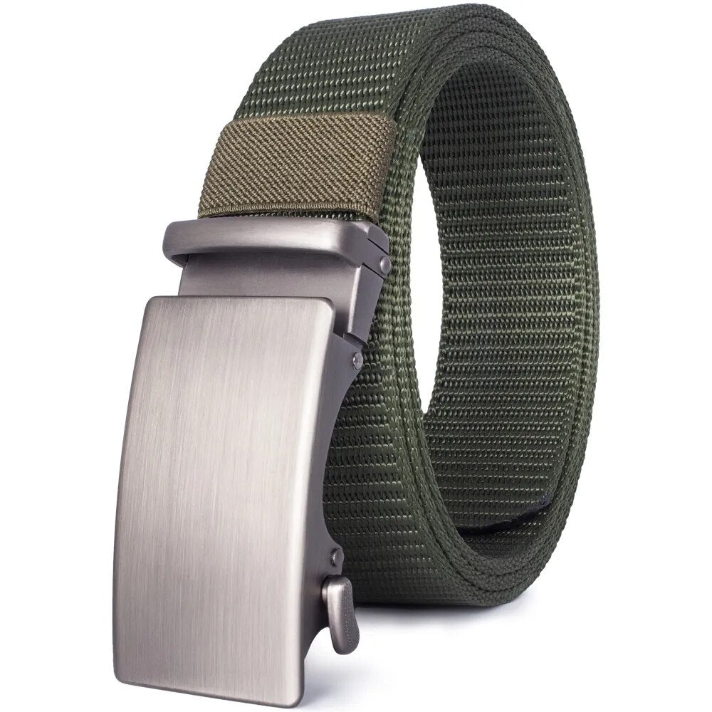 Green Nylon Belts For Men